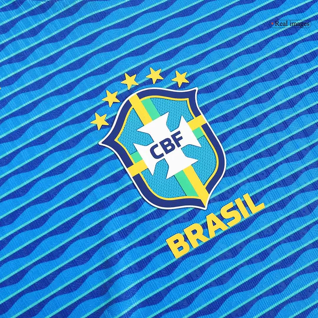 Brazil Authentic Soccer Jersey Away Shirt Copa America 2024