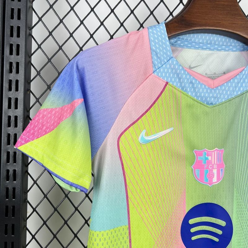 Barcelona Special Edition Soccer Kids Kit Jersey+Shorts 2025/26
