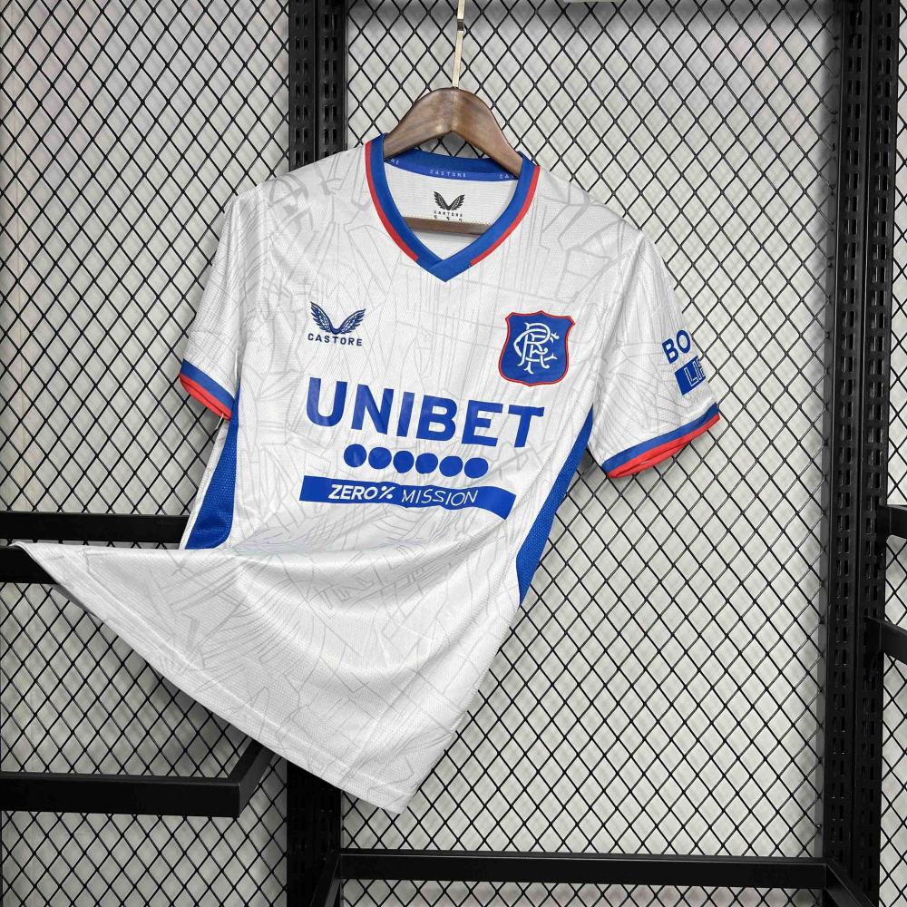 Rangers FC Soccer Jersey Away Custom Shirt 2024/25