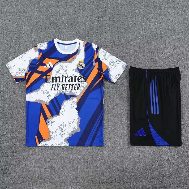 Real Madrid Training Jersey Kit Blue&White 2025/26
