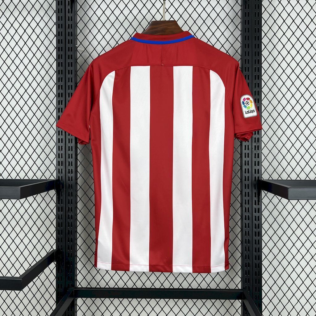 Atletico Madrid Retro Soccer Jersey Home Shirt 2016-17
