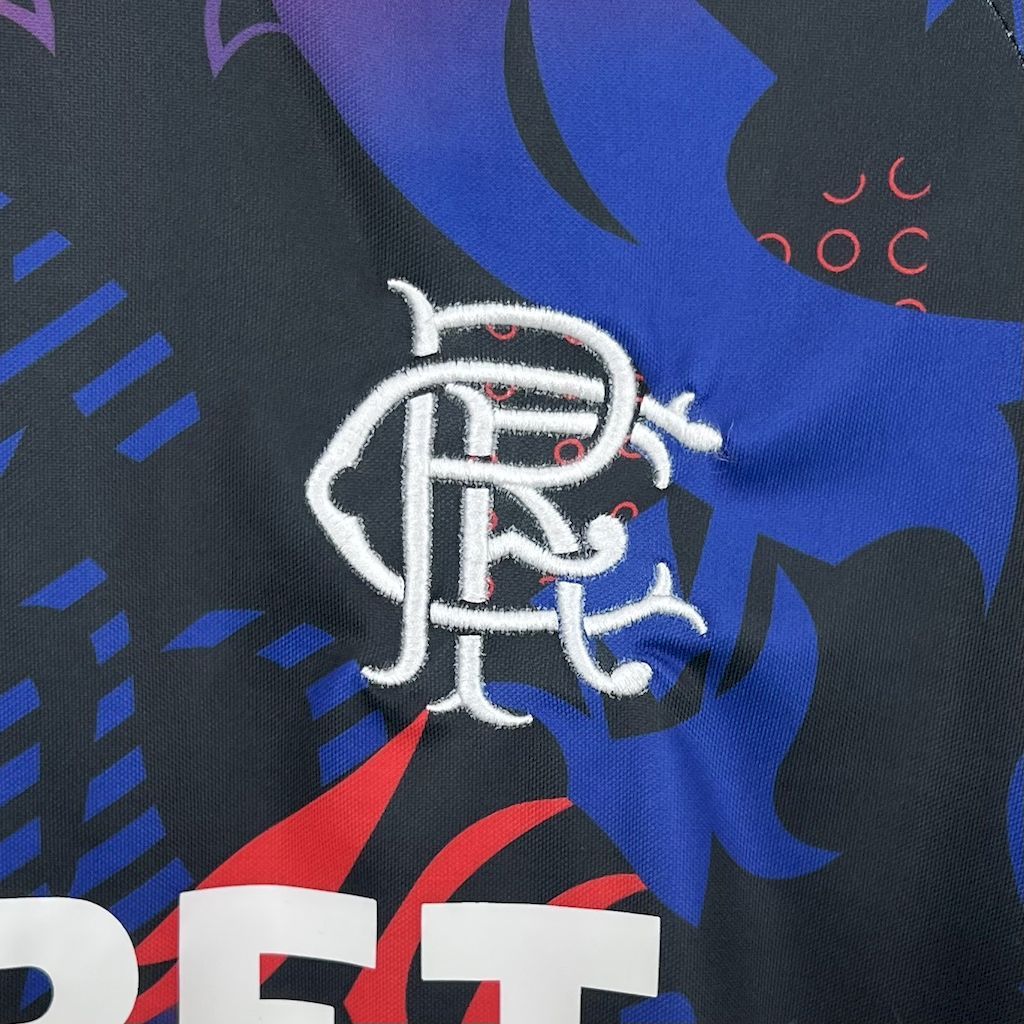 Rangers FC Soccer Jersey Third Away Custom Shirt 2024/25