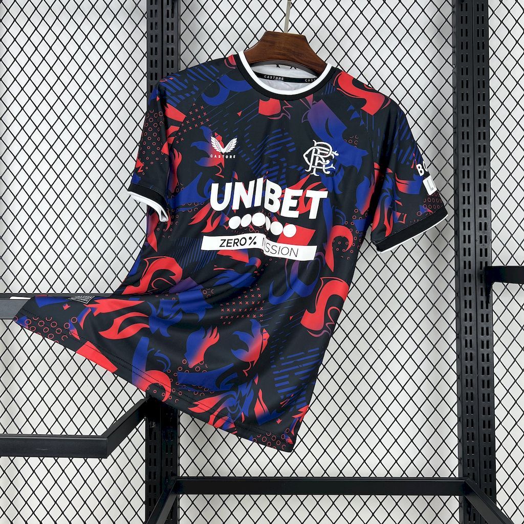 Rangers FC Soccer Jersey Third Away Custom Shirt 2024/25