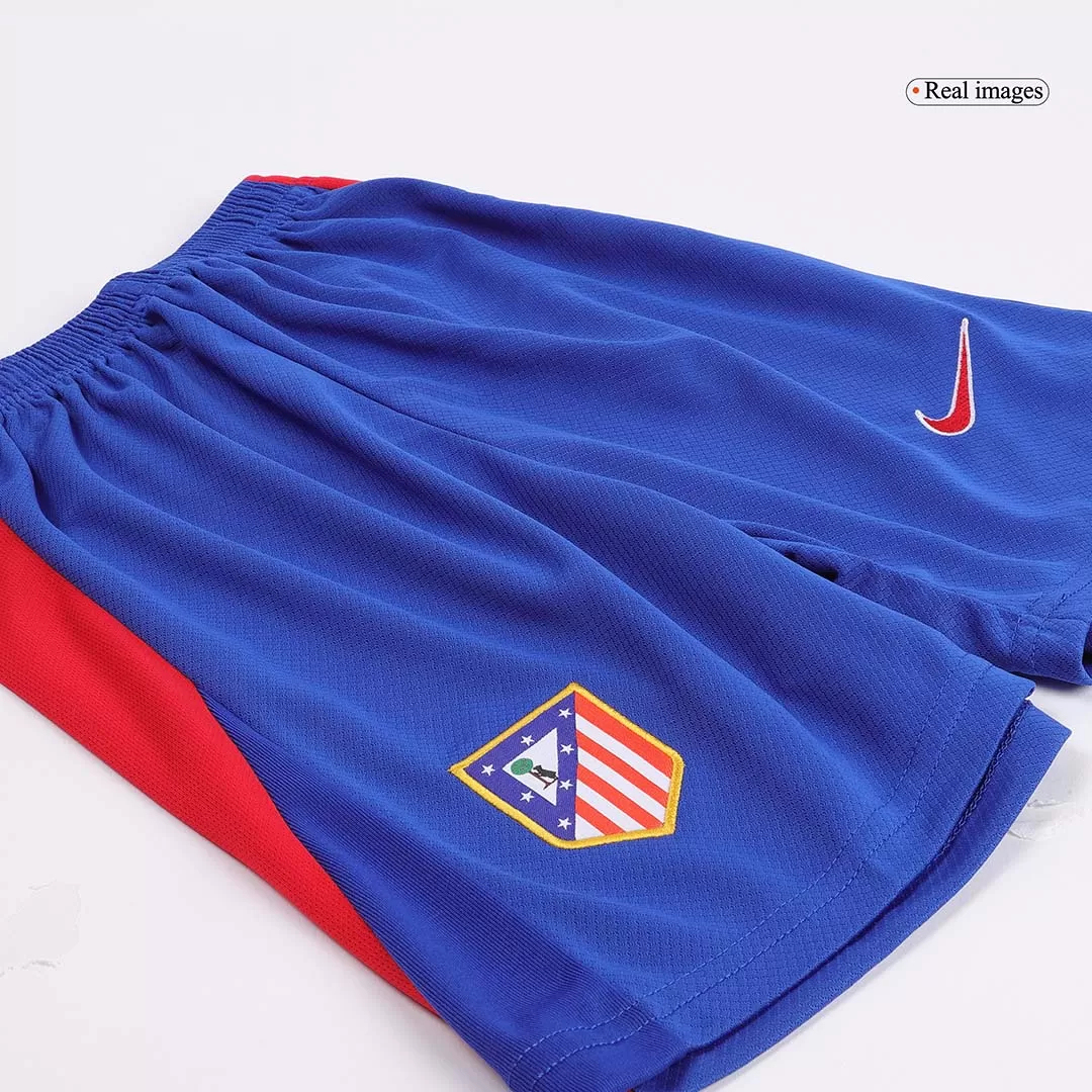 Atletico Madrid Soccer Jersey Home Kids Kit Jersey+Shorts 2024/25
