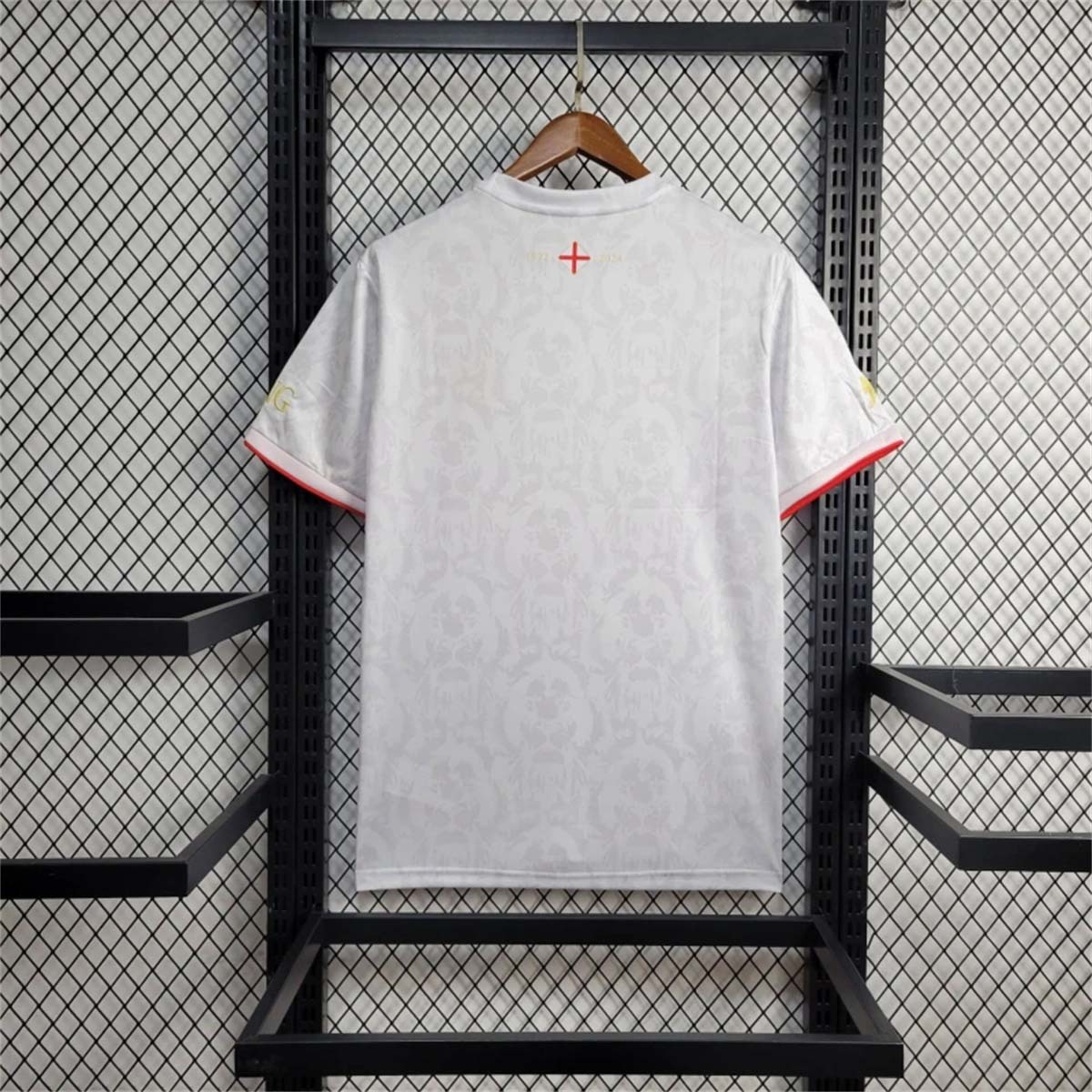 England Soccer Jersey White Comma Special Edition Kit Custom Shirt EURO 2024
