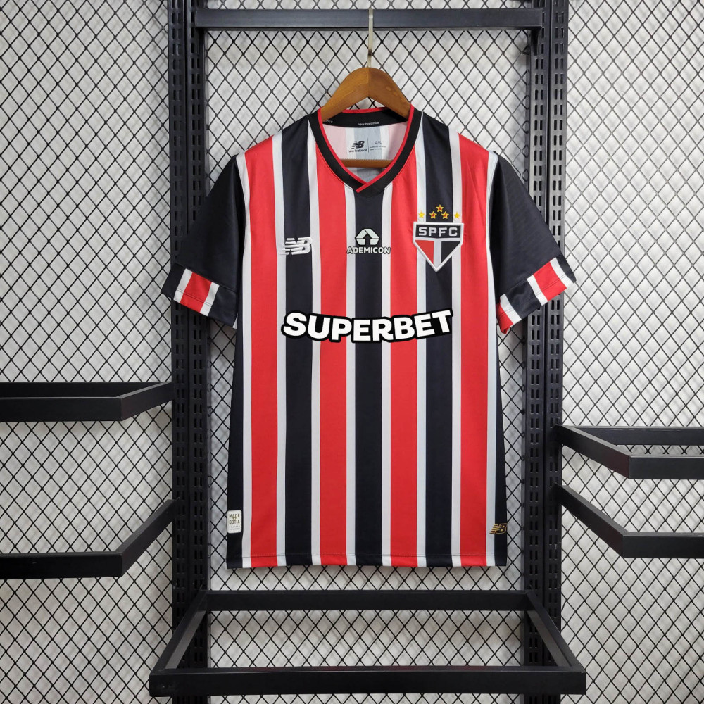 Sao Paulo FC Soccer Jersey Away Custom Shirt 2024