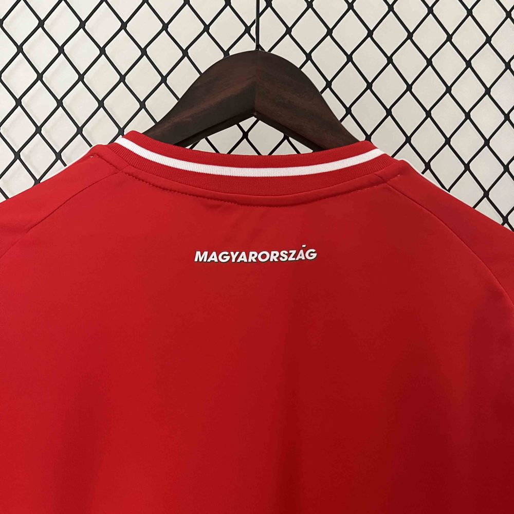 Hungary Soccer Jersey Home Custom Shirt EURO 2024