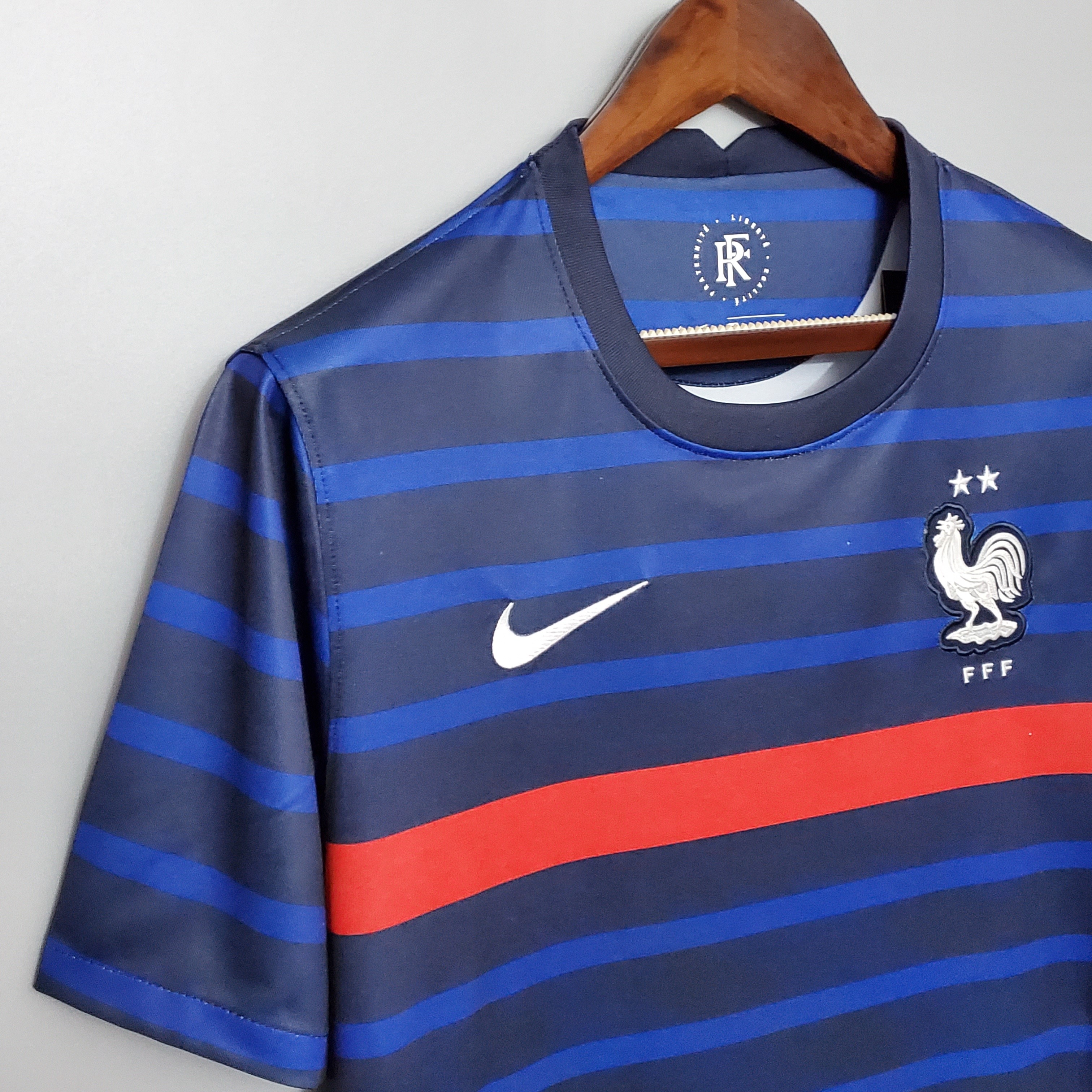 France Retro Soccer Jersey Home Custom Shirt 2020
