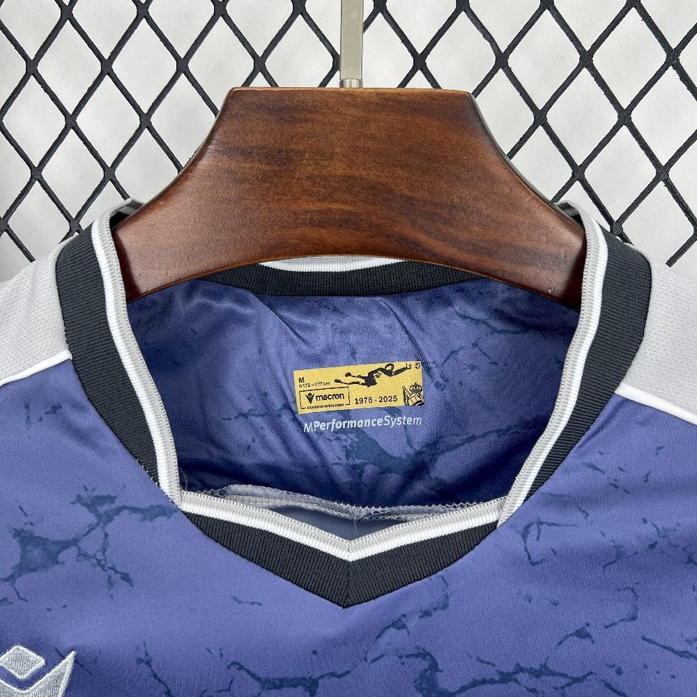 Real Sociedad Soccer Jersey Away Custom Shirt 2025/26