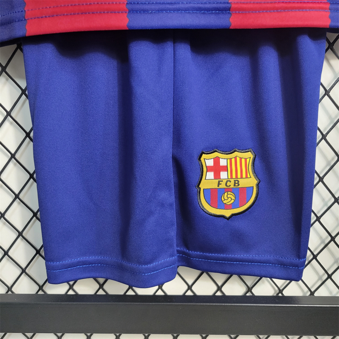 Barcelona Home Kids Kit Jersey+Shorts 2023/24