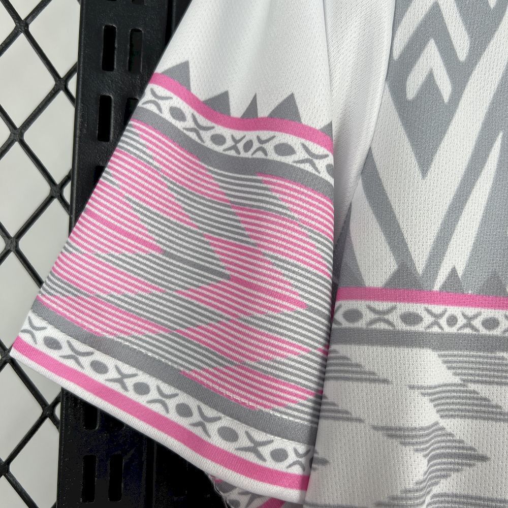 Mexico Soccer Jersey Pink&Grey Special Edition Custom Shirt World Cup 2026