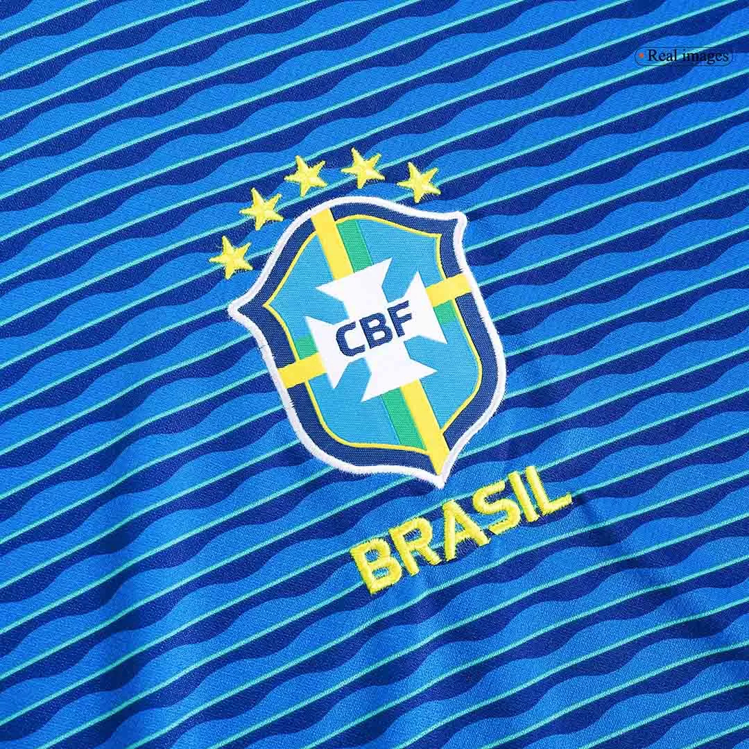 Brazil Soccer Jersey Away Custom Shirt Copa America 2024