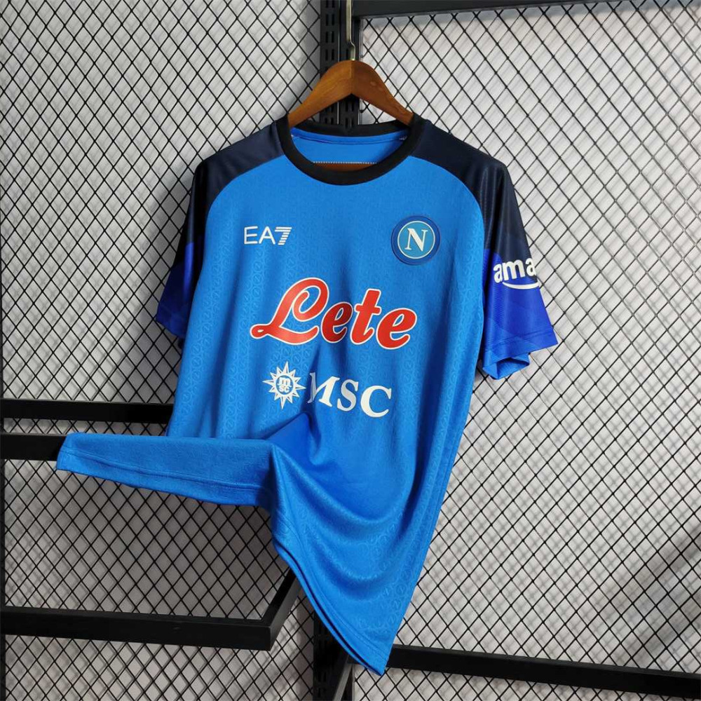 Napoli Soccer Jersey Home Custom Shirt 2022-23