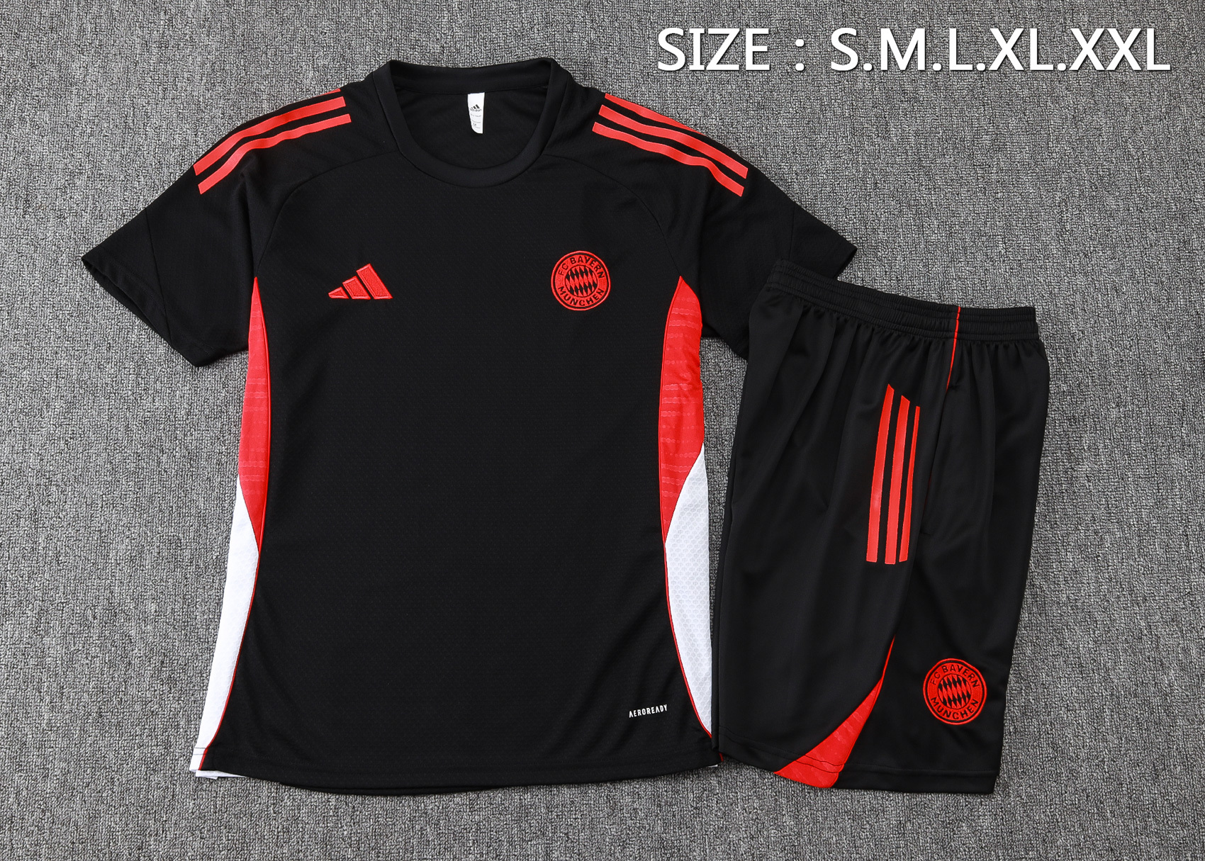 Bayern Munich Training Jersey Kit Black 2025/26