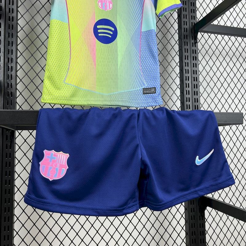 Barcelona Special Edition Soccer Kids Kit Jersey+Shorts 2025/26