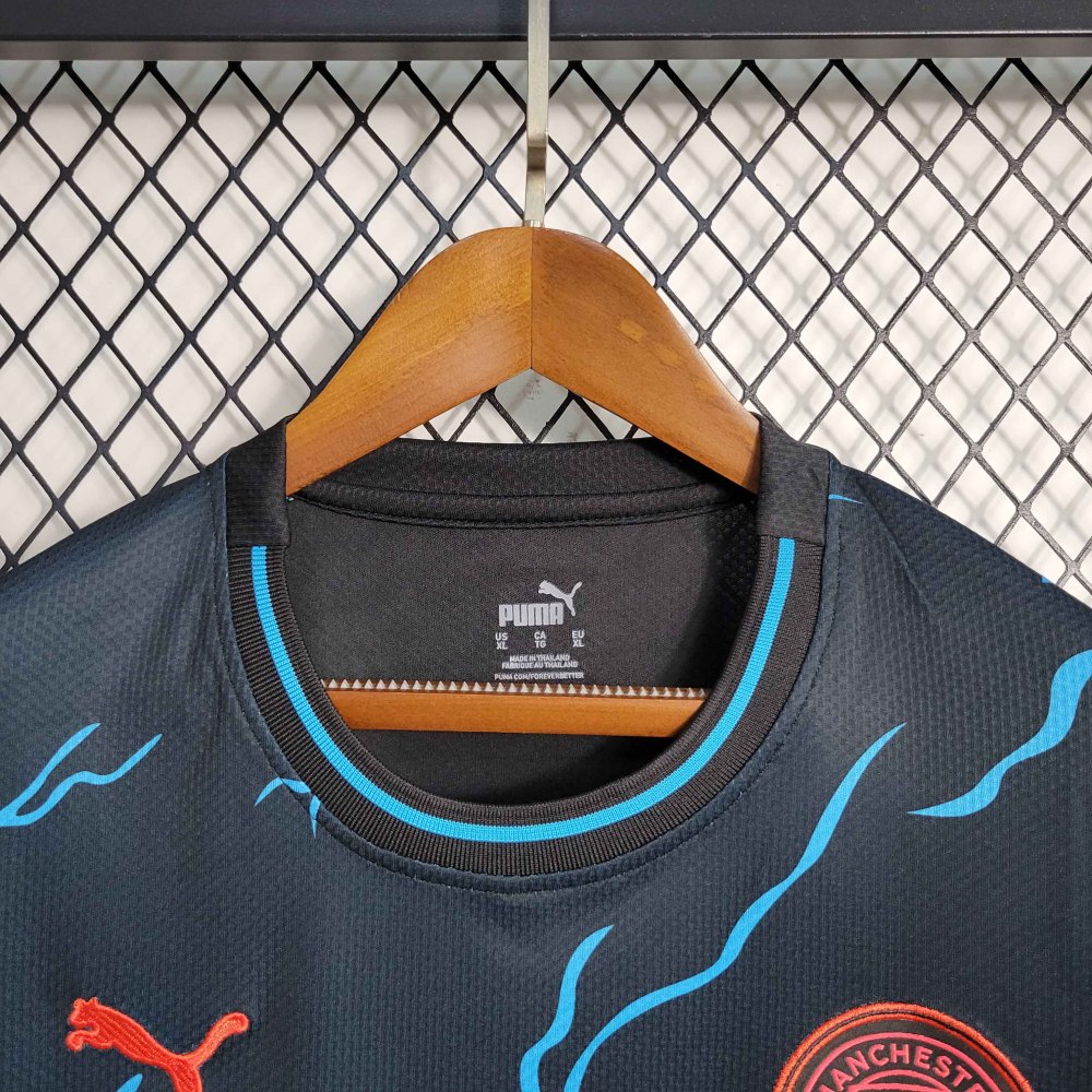 Manchester City Football Jersey Third Away Shirt 2023/24