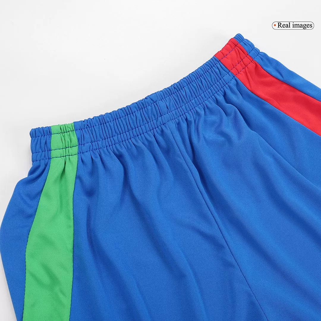 Italy Away Football Uniform Kids Kit Jersey+Shorts EURO 2024