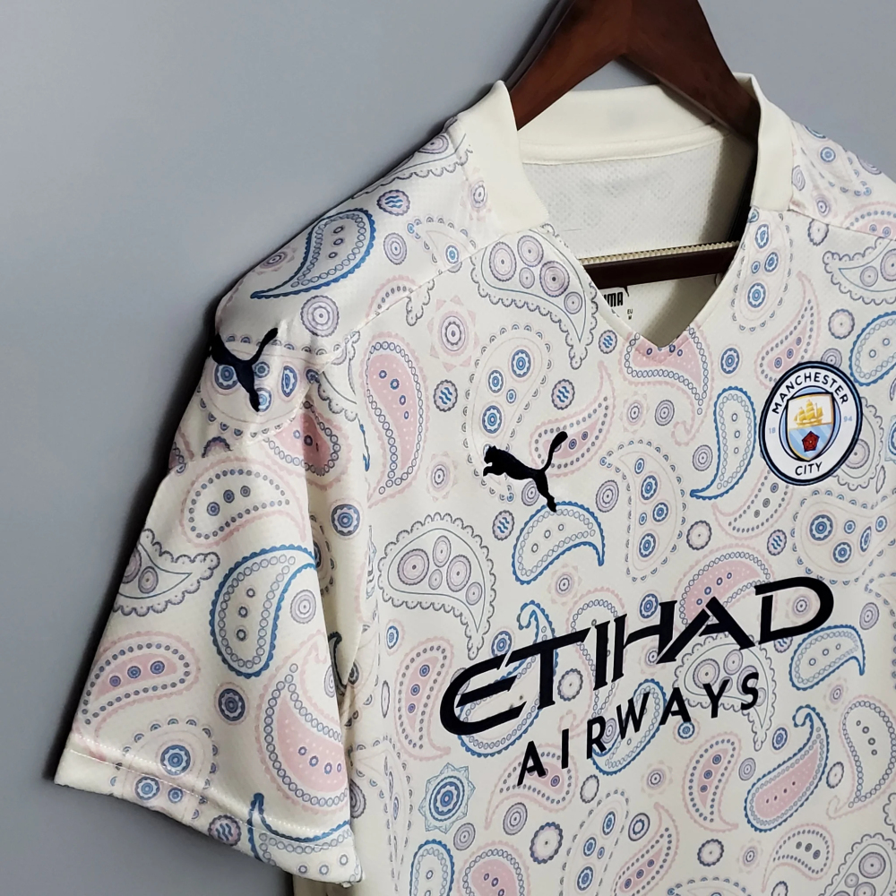 Manchester City Retro Football Jersey Away Shirt 2020/21