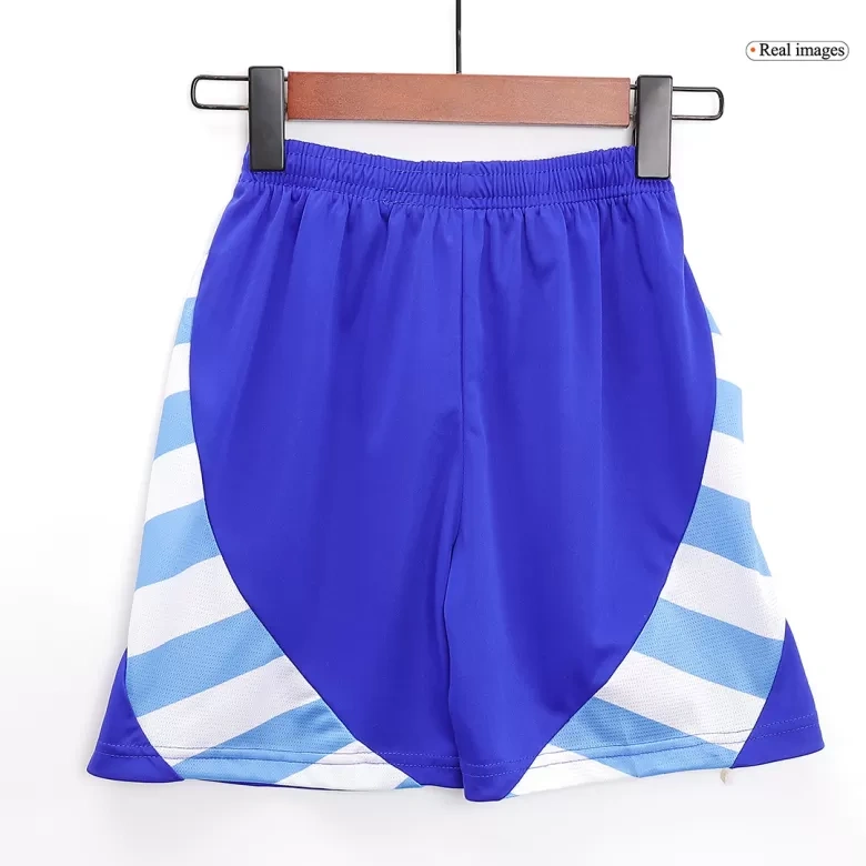 Argentina Away Soccer Uniform Kids Kit Jersey+Shorts 2024