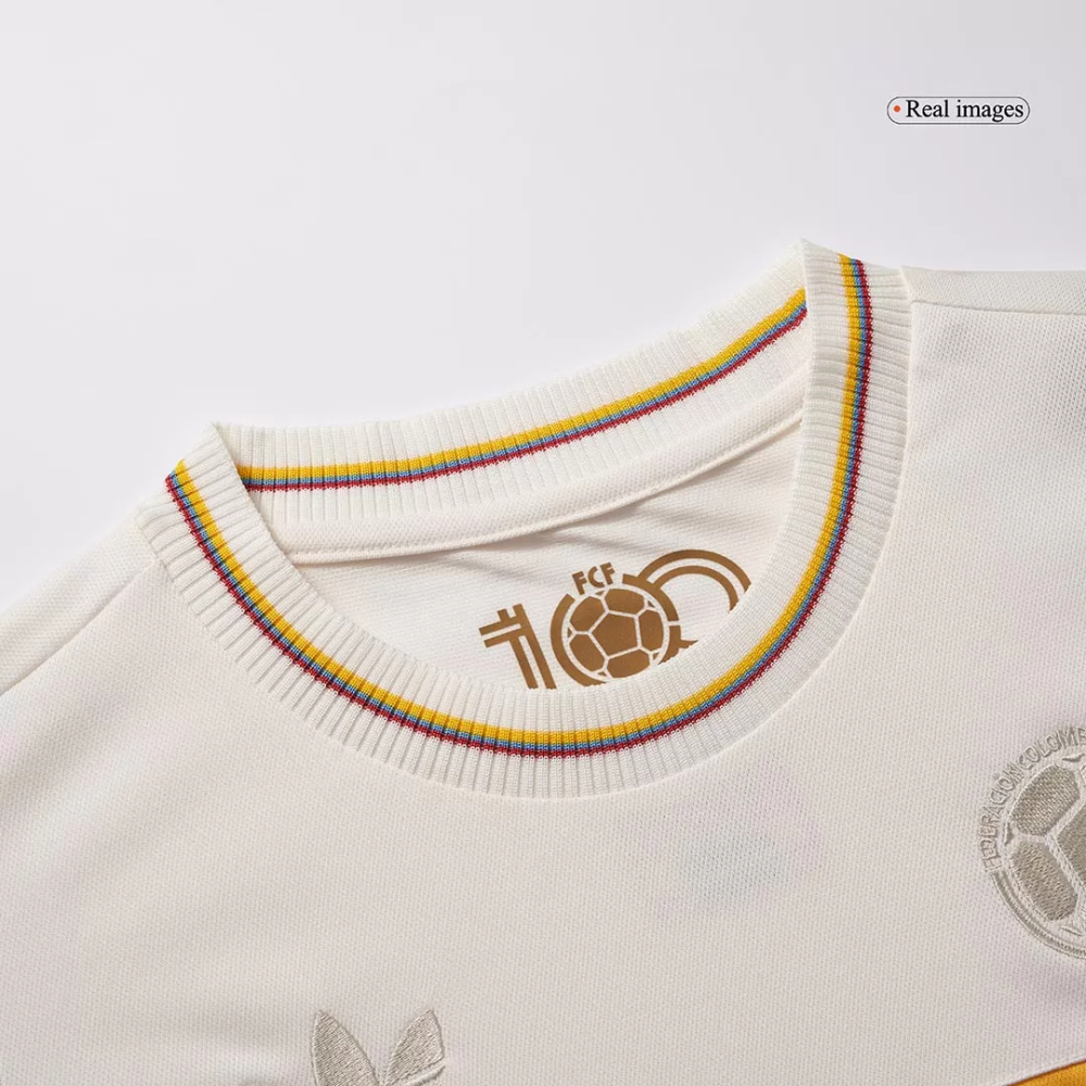 Colombia Soccer Jersey Women's Custom Shirt 2024 - 100th Anniversary