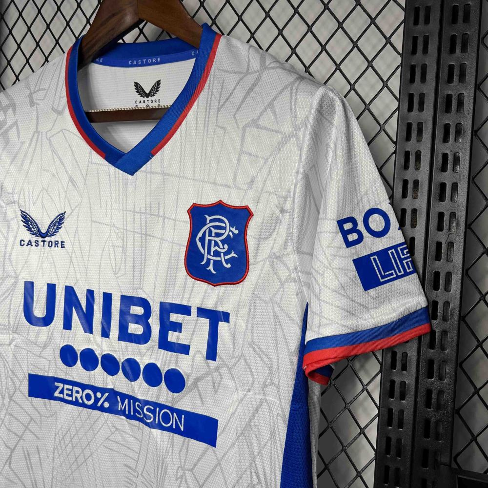 Rangers FC Soccer Jersey Away Custom Shirt 2024/25