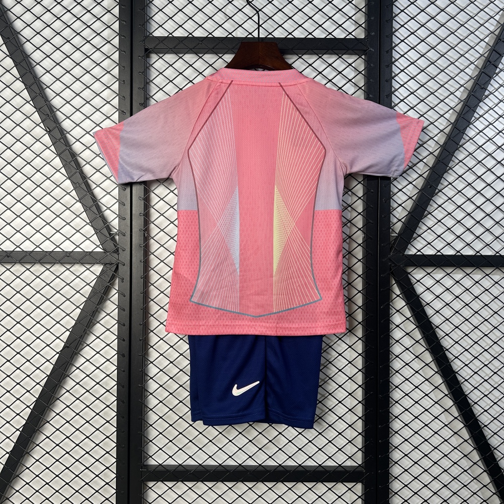 Barcelona Pink Special Edition Soccer Kids Kit Jersey+Shorts 2025/26