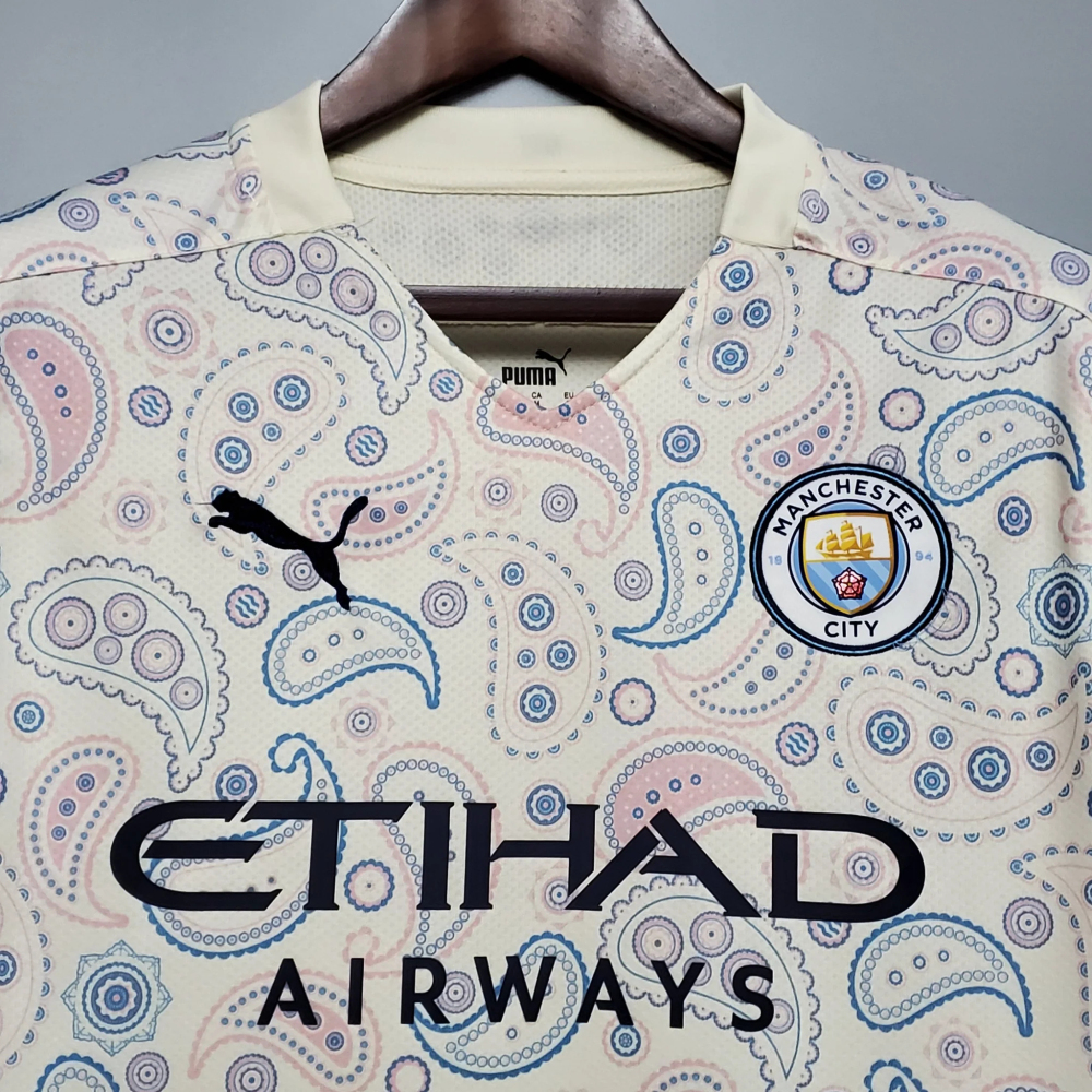 Manchester City Retro Football Jersey Away Shirt 2020/21