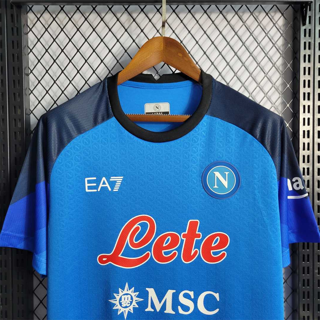 Napoli Soccer Jersey Home Custom Shirt 2022-23