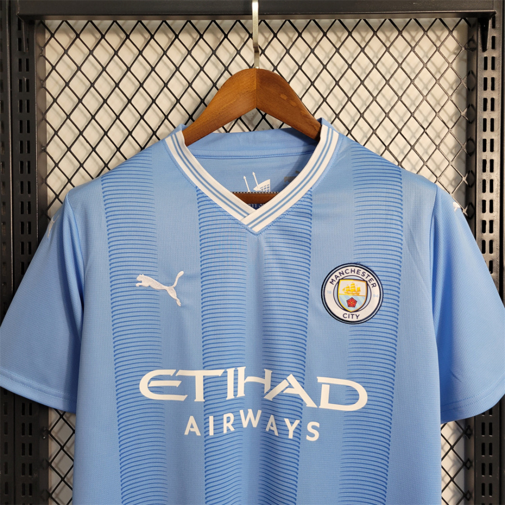 Manchester City Football Jersey Home Shirt 2023/24