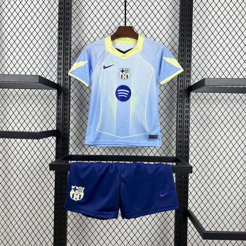 Barcelona Special Edition Soccer Kids Kit Jersey+Shorts 2025/26