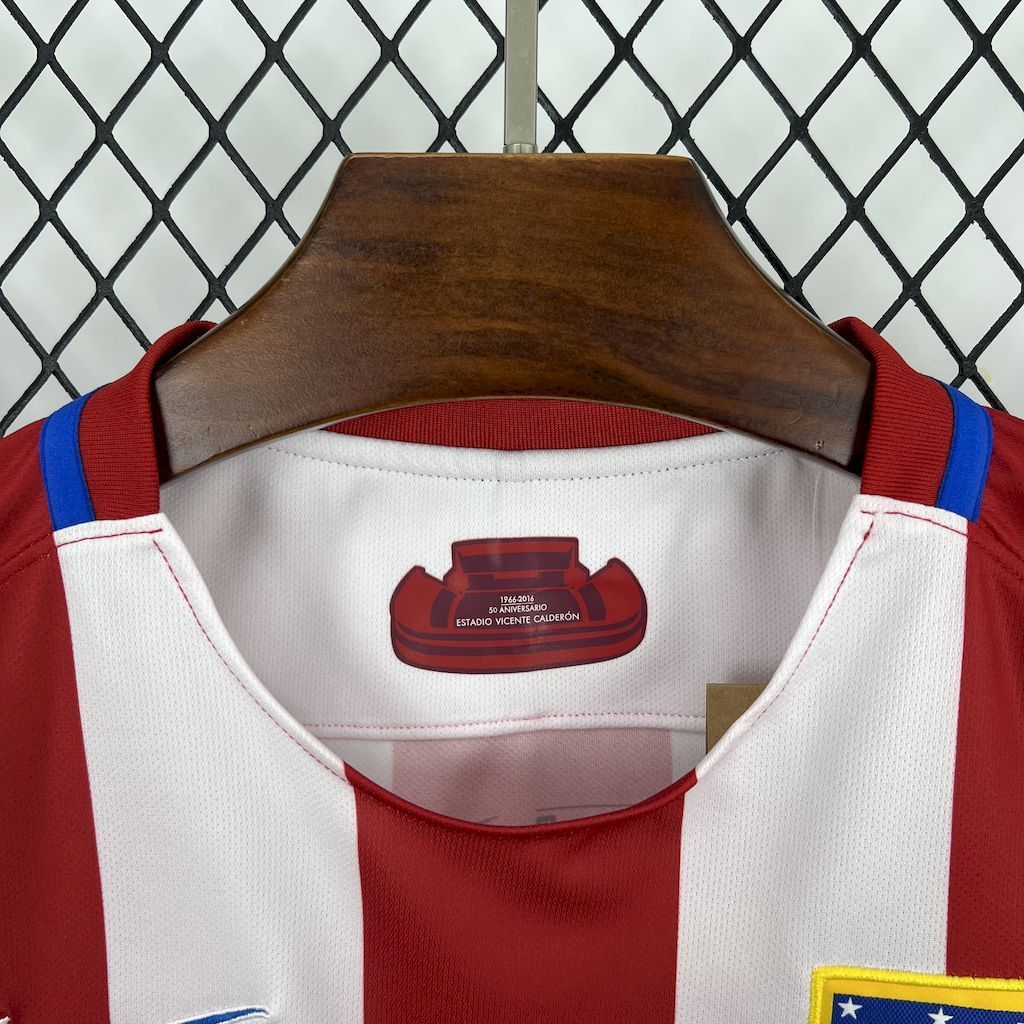 Atletico Madrid Retro Soccer Jersey Home Shirt 2016-17