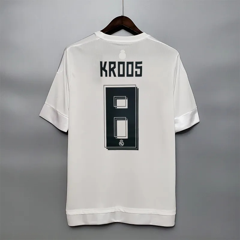 Real Madrid Retro Jersey Home Custom Soccer Shirt 2015/16