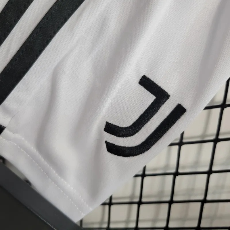 Juventus Soccer Jersey Away Kids Kit Jersey+Shorts 2023/24