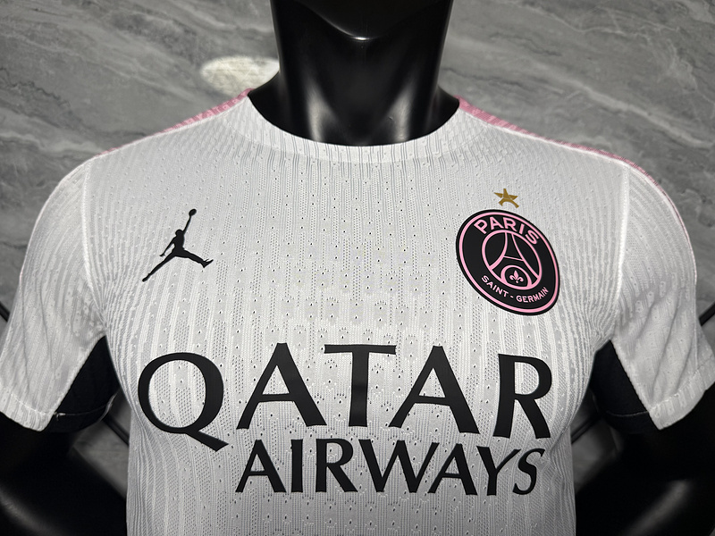 Authentic Soccer Jersey PSG White Training Shirt 2025/26