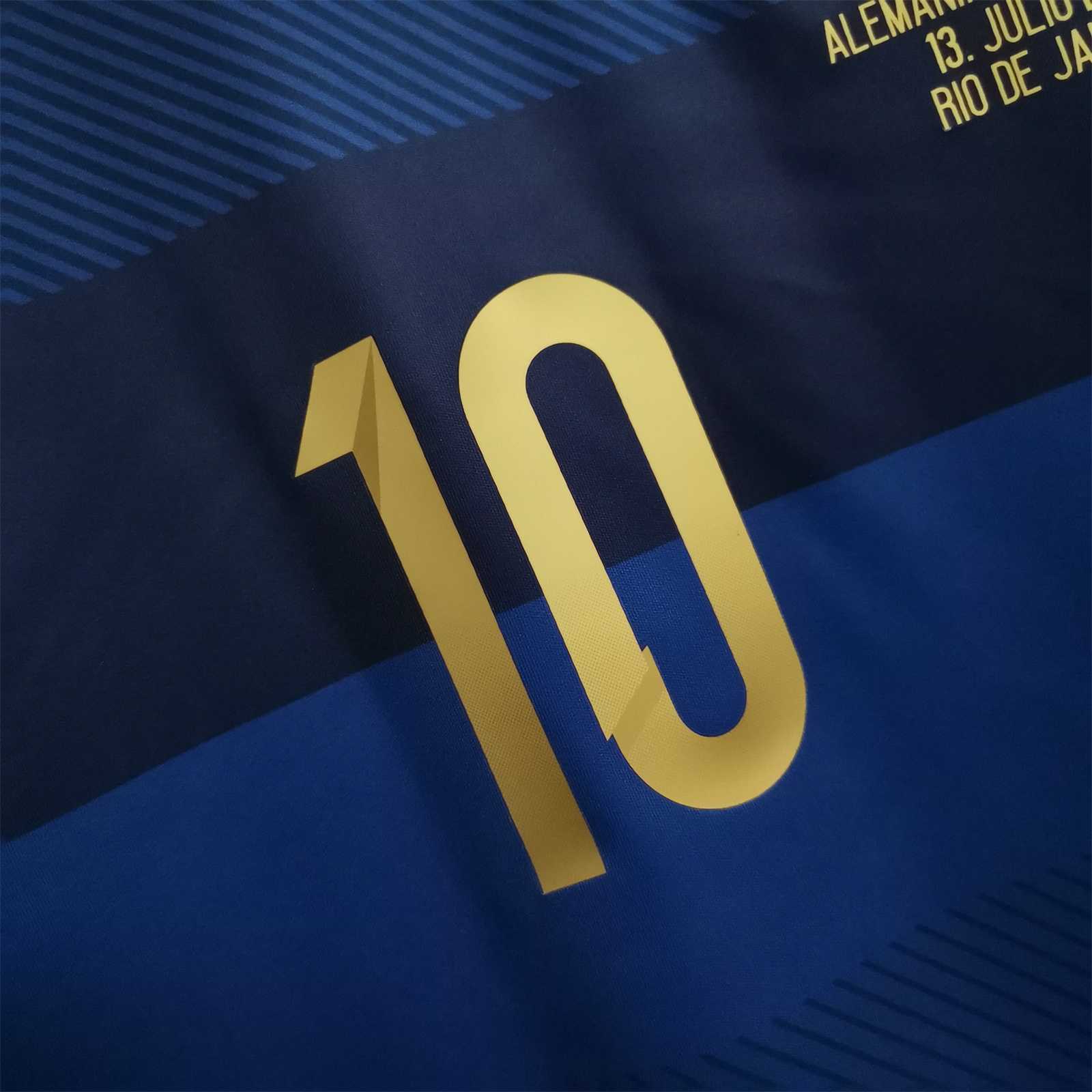 Argentina Retro Jersey Custom Away Football Jersey 2014