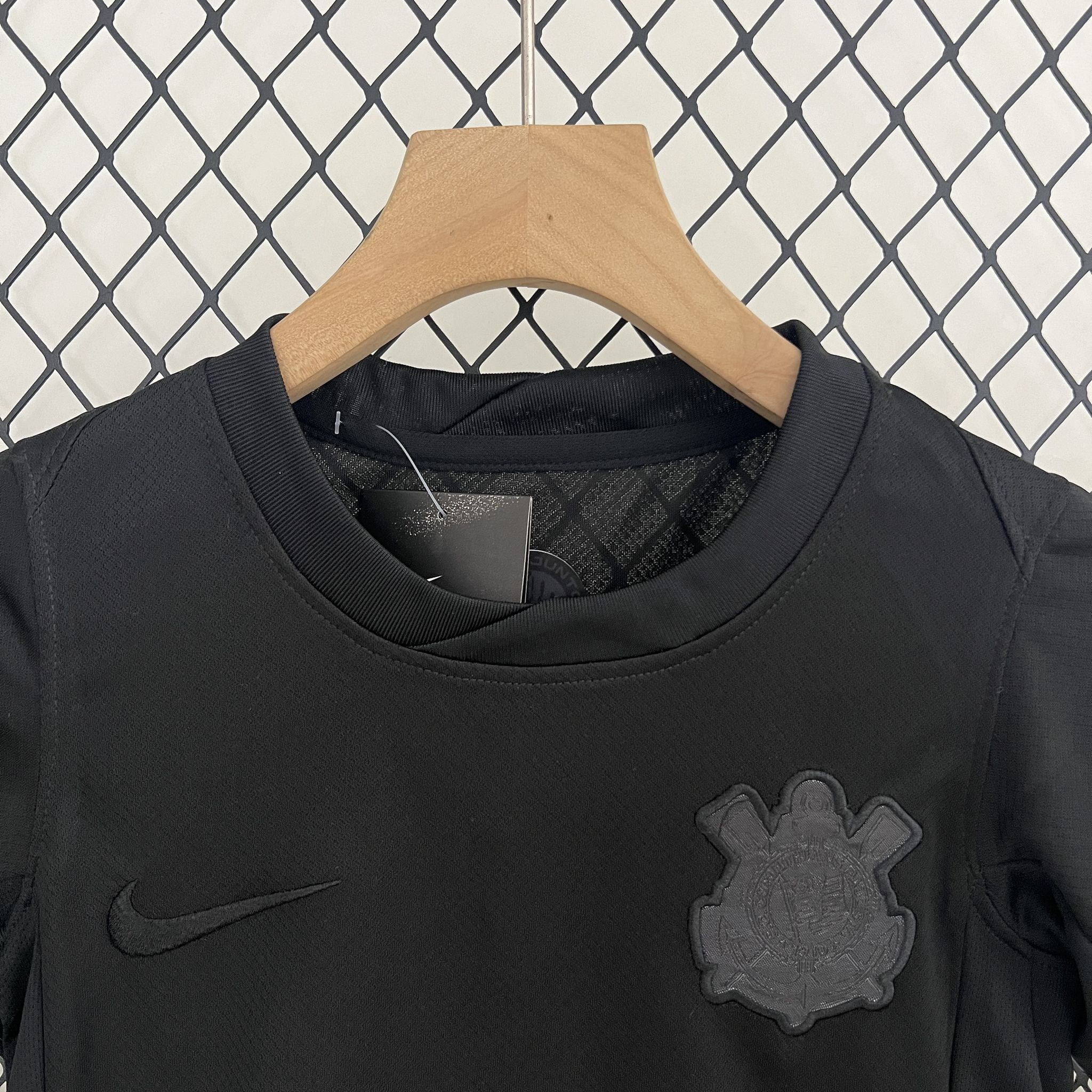 Corinthians Soccer Jersey Away Kids Kit Jersey+Shorts 2024