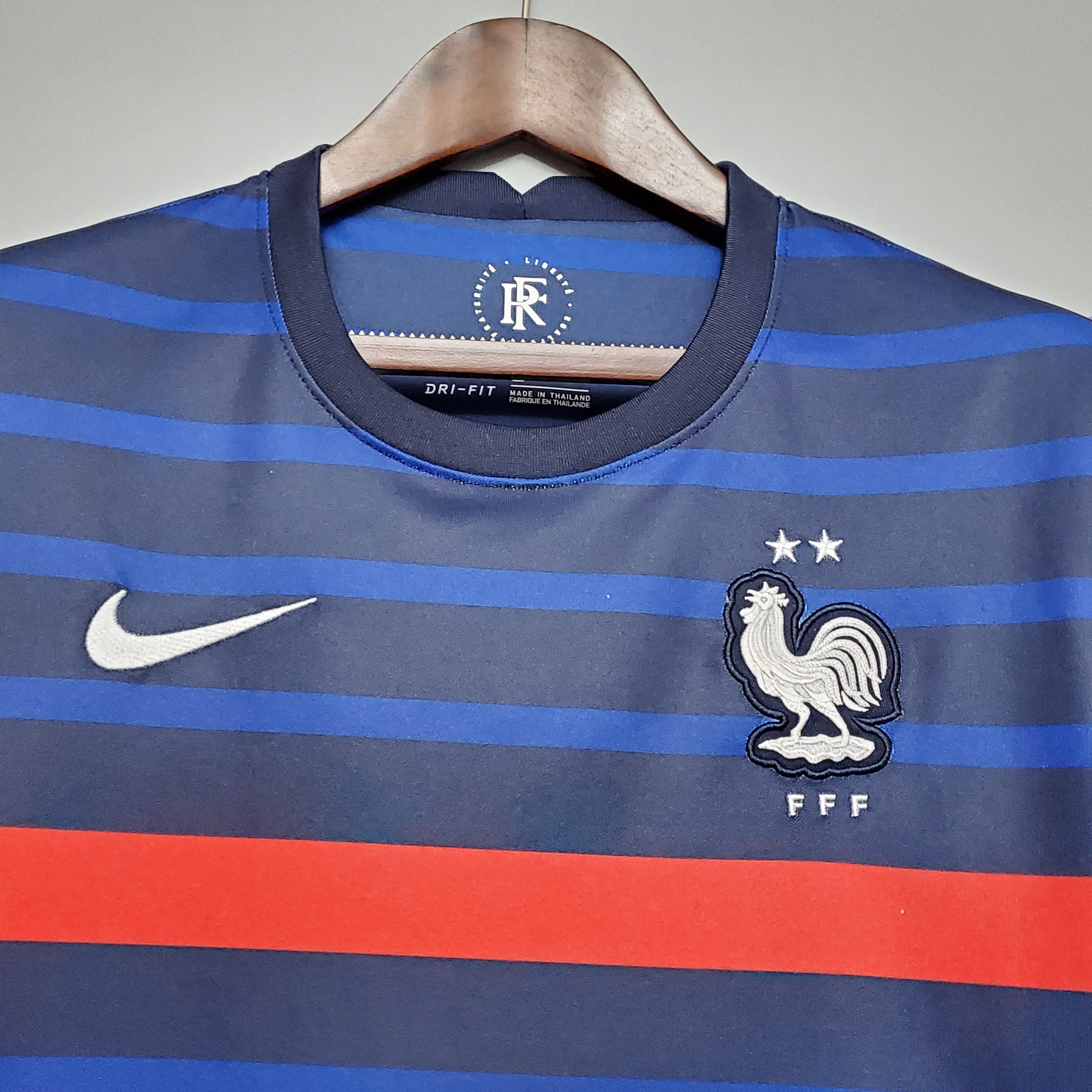 France Retro Soccer Jersey Home Custom Shirt 2020