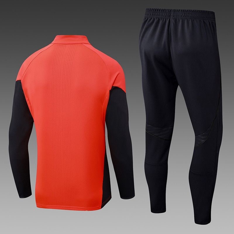Kids Bayern Munich Training Kit (Sweatshirt+Pants) Orange 2025/26