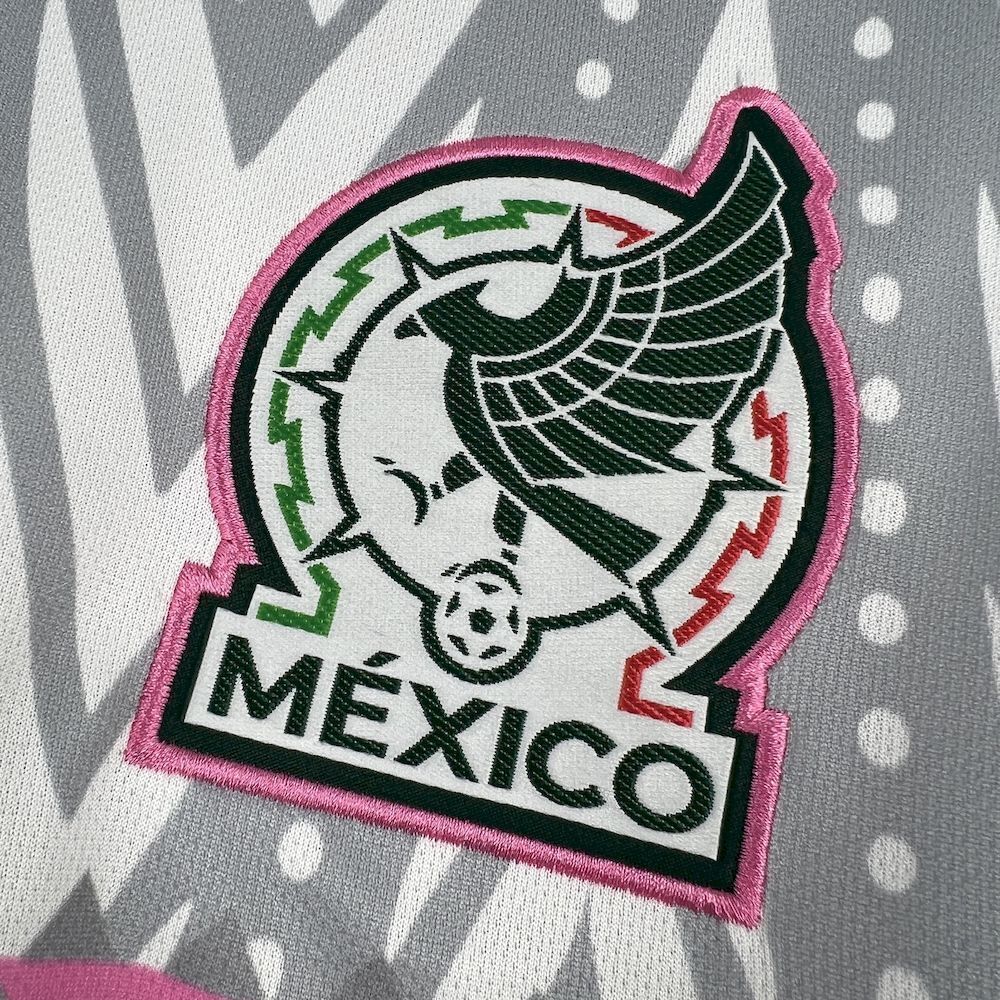Mexico Soccer Jersey Pink&Grey Special Edition Custom Shirt World Cup 2026