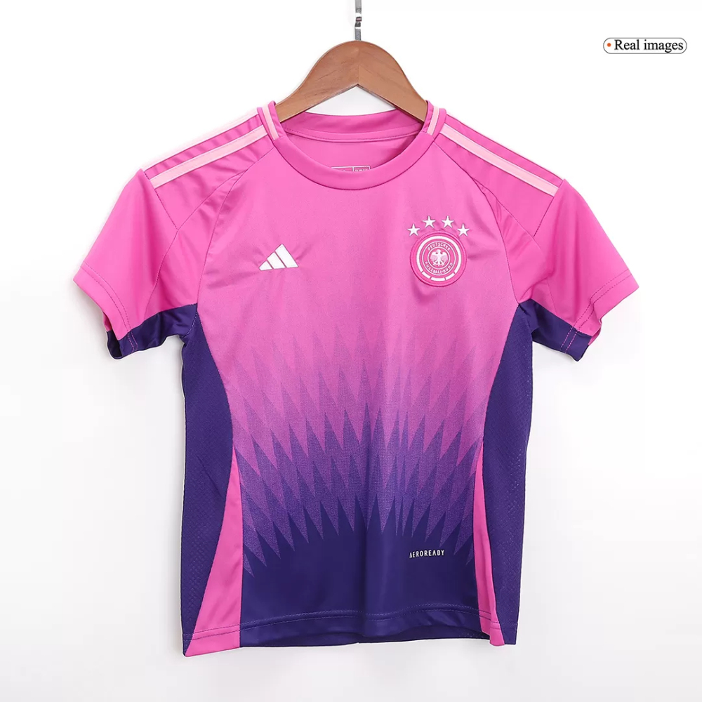 Germany Away Football Uniform Kids Kit Jersey+Shorts EURO 2024