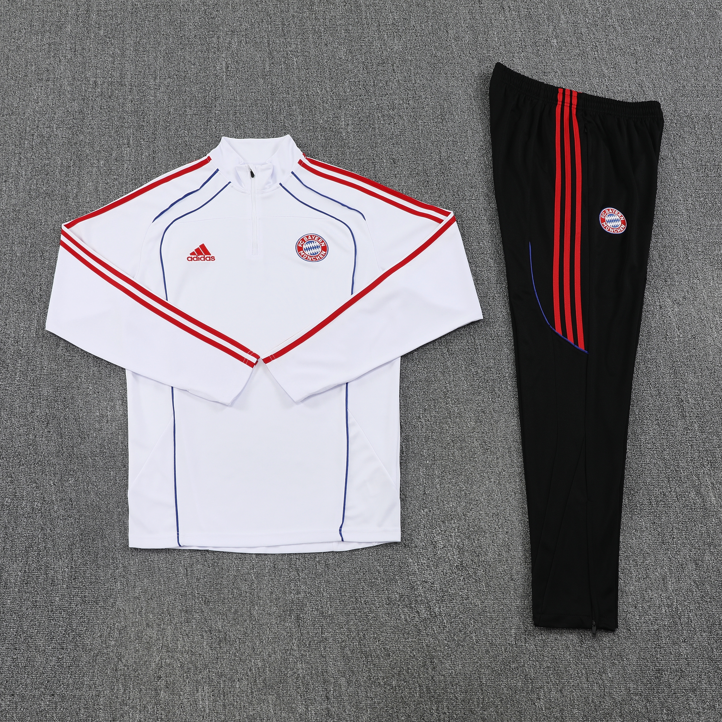Bayern Munich UPB Training Kit (Sweatshirt+Pants) White 2025/26
