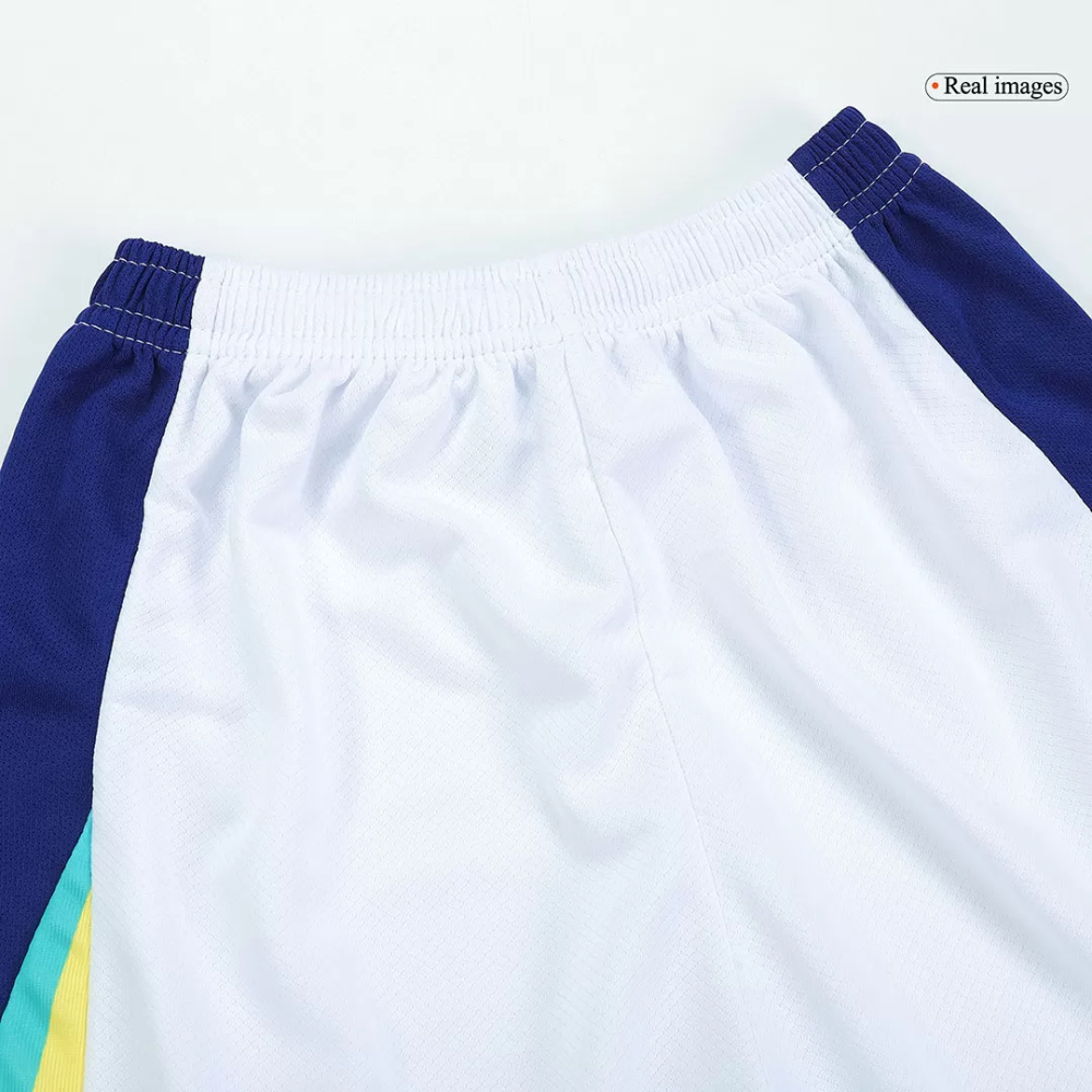 Brazil Away Soccer Uniform Kids Kit Jersey+Shorts Copa America 2024