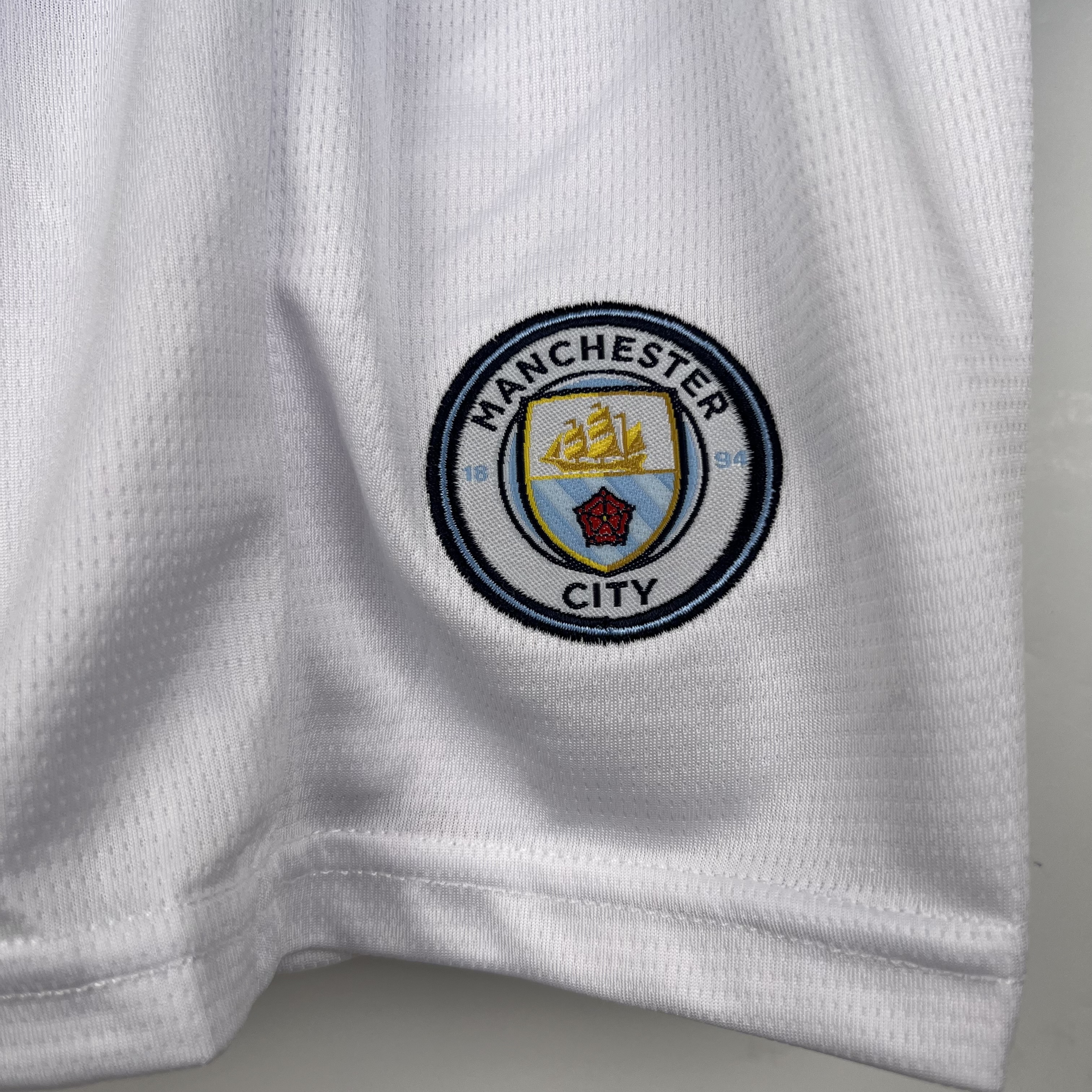 Manchester City Football Jersey Home Kids Kit Jersey+Shorts 2023/24