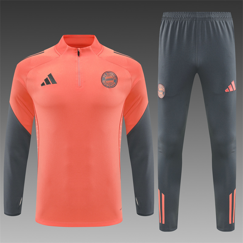 Bayern Munich Training Kit (Sweatshirt+Pants) Orange 2025/26