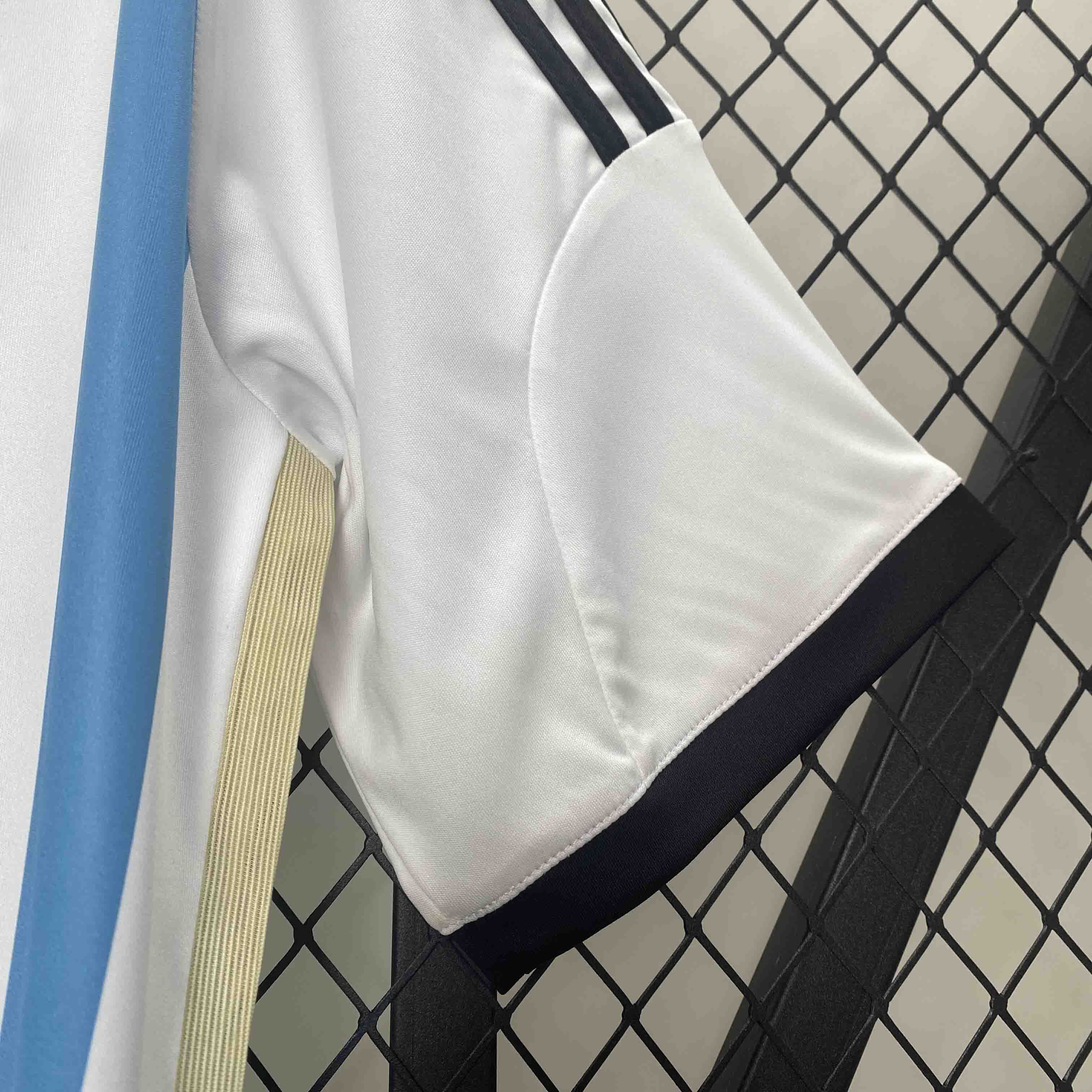 Argentina Retro Jersey Custom Home Football Jersey 2014