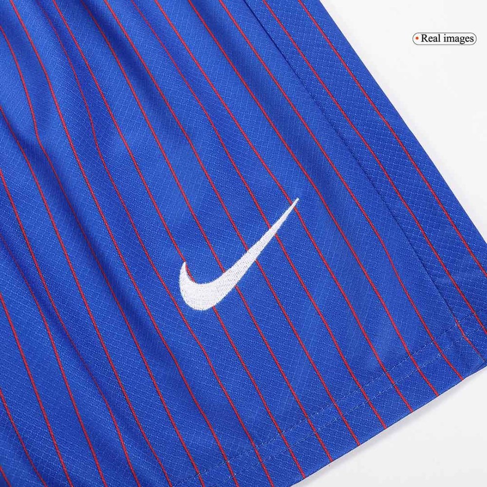 France Away Football Uniform Kids Kit Jersey+Shorts EURO 2024