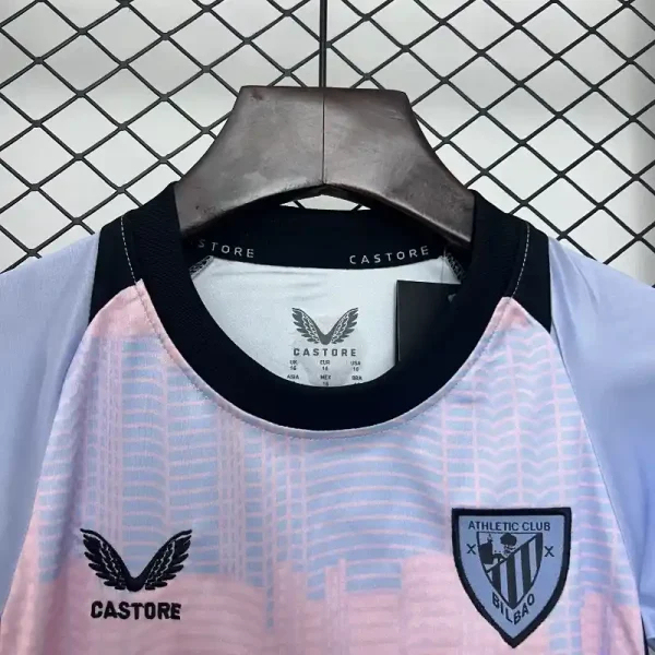 Athletic Club de Bilbao Soccer Jersey Third Away Kids Kit Jersey+Shorts 2024/25