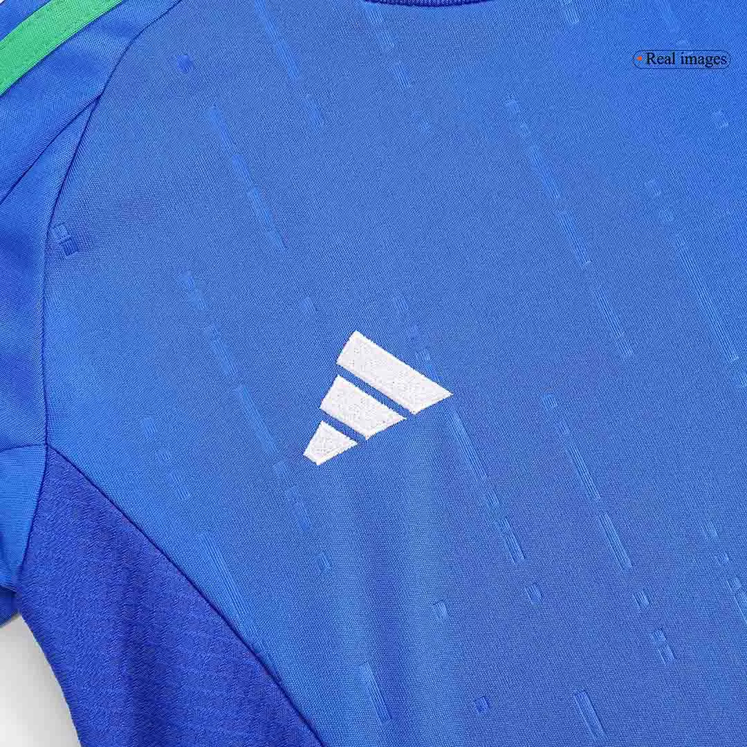 Italy Home Football Uniform Kids Kit Jersey+Shorts EURO 2024