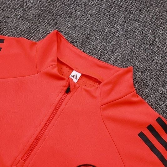 Kids Bayern Munich Training Kit (Sweatshirt+Pants) Orange 2025/26