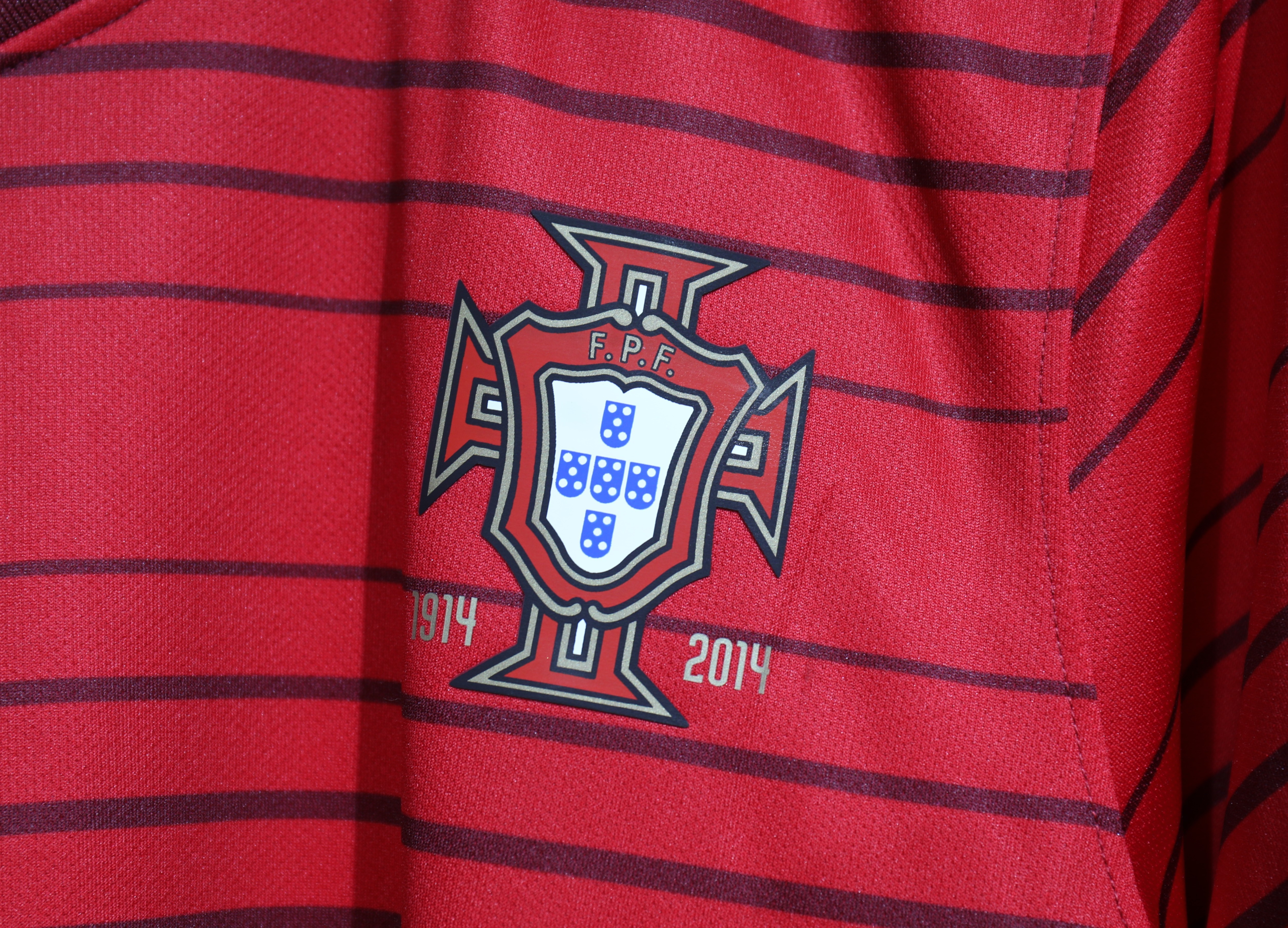 Portugal Retro Authentic Soccer Jersey Home Shirt World Cup 2014